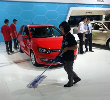 车展保洁